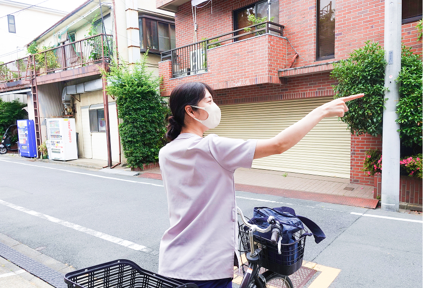 自転車看護師